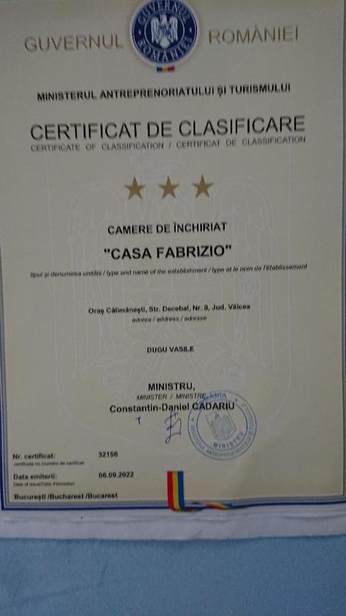 فندق Casa Fabrizio Călimăneşti المظهر الخارجي الصورة